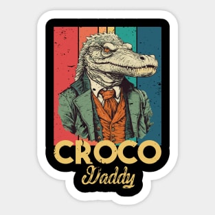 Croco Daddy Sticker